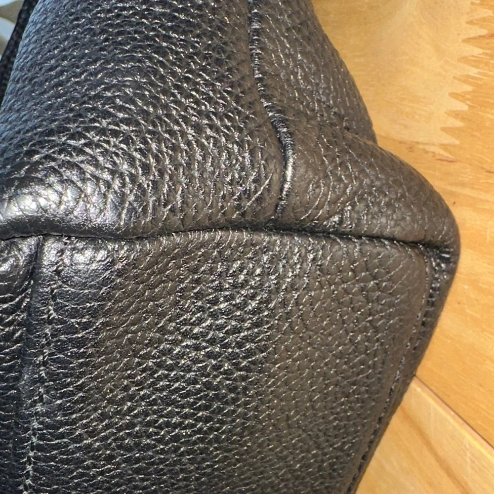 Michael Kors Black Leather Hobo Bag - Picture 10 of 11